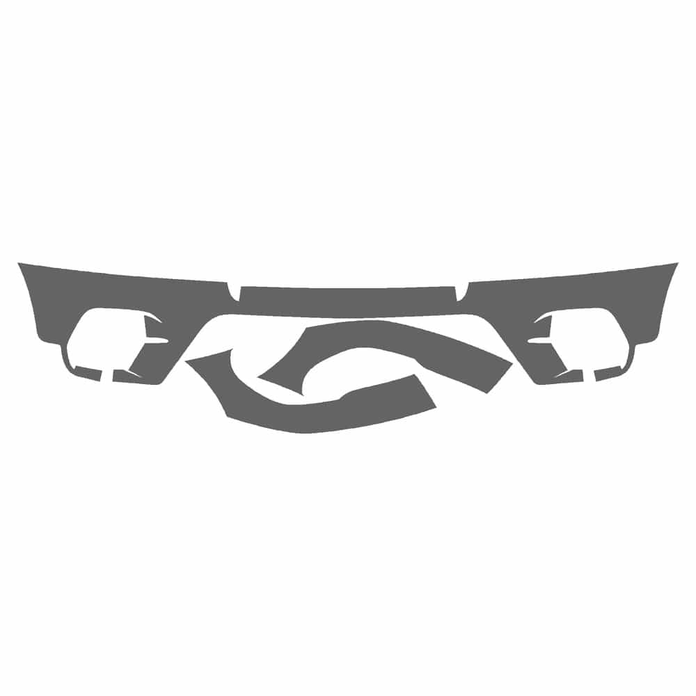 Vicrez Paint Protection PPF Pre-Cut Kit, Front Bumper vpp123108 for BMW X5 SUV 2011-2013
