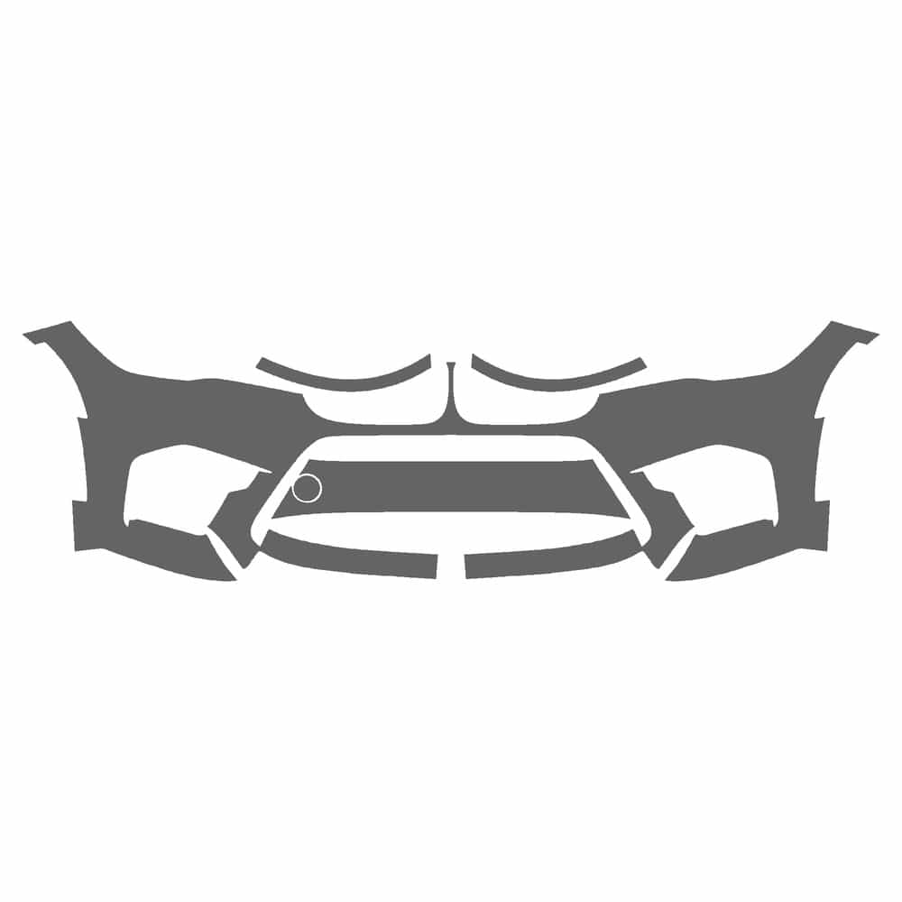 Vicrez Paint Protection PPF Pre-Cut Kit, Front Bumper vpp123688 for BMW X6 SUV 2015-2019