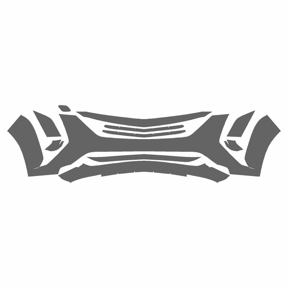 Vicrez Paint Protection PPF Pre-Cut Kit, Front Bumper vpp127491 for Cadillac CT5 Sedan 2025-2026