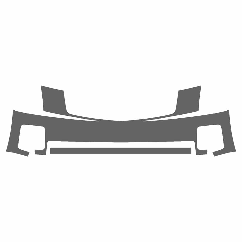 Vicrez Paint Protection PPF Pre-Cut Kit, Front Bumper vpp127880 for Cadillac CTS Sedan 2002-2007