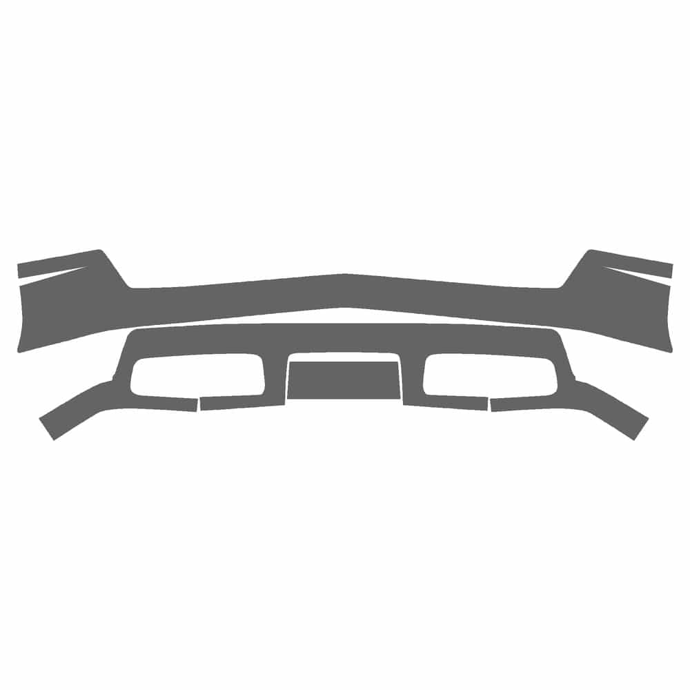 Vicrez Paint Protection PPF Pre-Cut Kit, Front Bumper vpp128408 for Cadillac Escalade ESV SUV 2003-2006