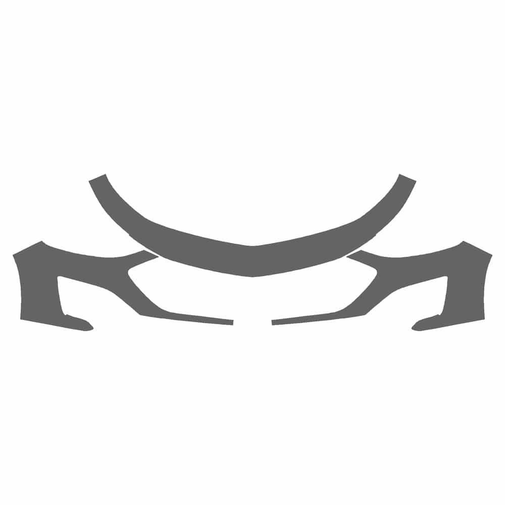 Vicrez Paint Protection PPF Pre-Cut Kit, Front Bumper vpp134151 for Chevrolet Malibu Sedan 2019-2025