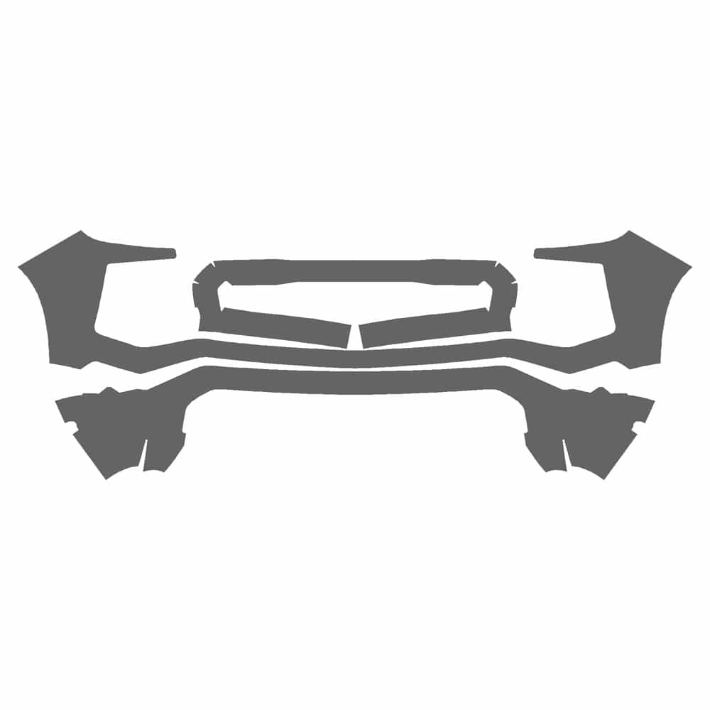 Vicrez Paint Protection PPF Pre-Cut Kit, Front Bumper vpp140621 for Chevrolet Tahoe SUV 2025-2026
