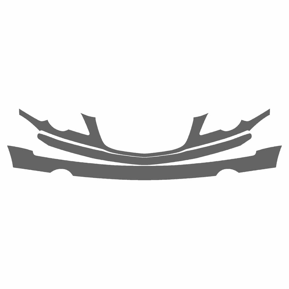 Vicrez Paint Protection PPF Pre-Cut Kit, Front Bumper vpp142039 for Chrysler Pacifica SUV 2007-2008