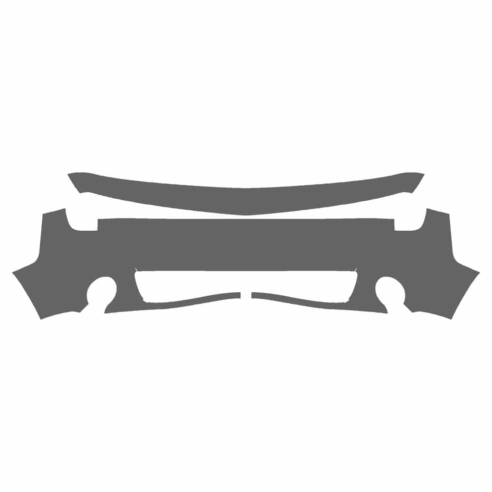 Vicrez Paint Protection PPF Pre-Cut Kit, Front Bumper vpp142967 for Dodge Challenger Coupe 2015-2018