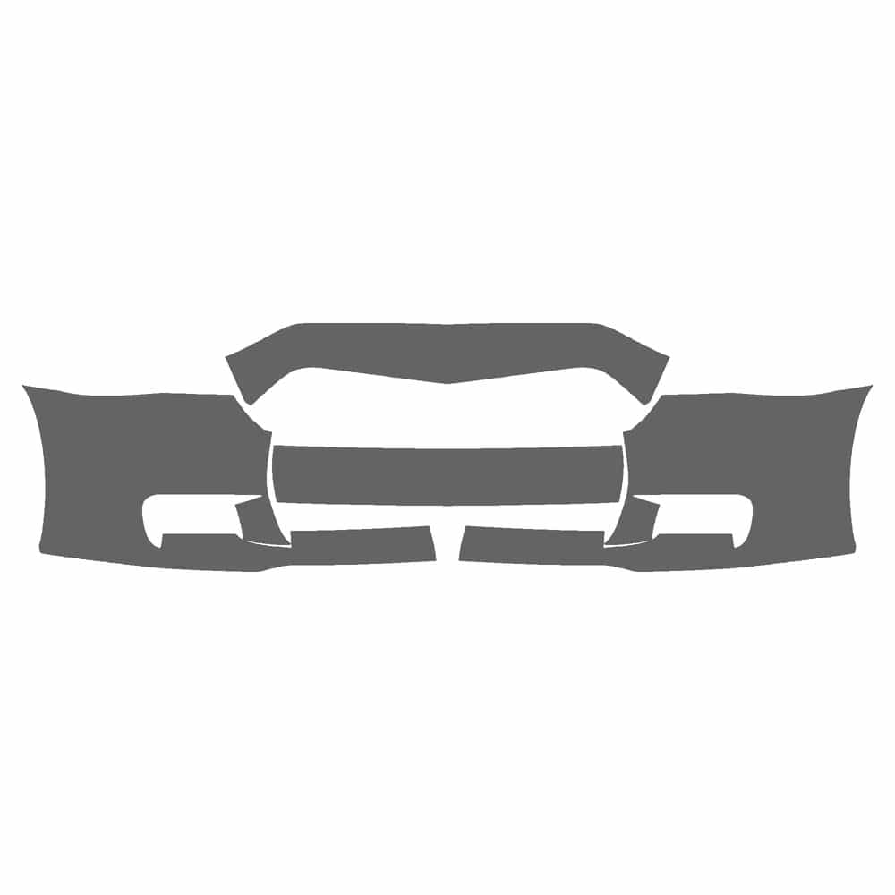 Vicrez Paint Protection PPF Pre-Cut Kit, Front Bumper vpp143174 for Dodge Charger Sedan 2012-2014