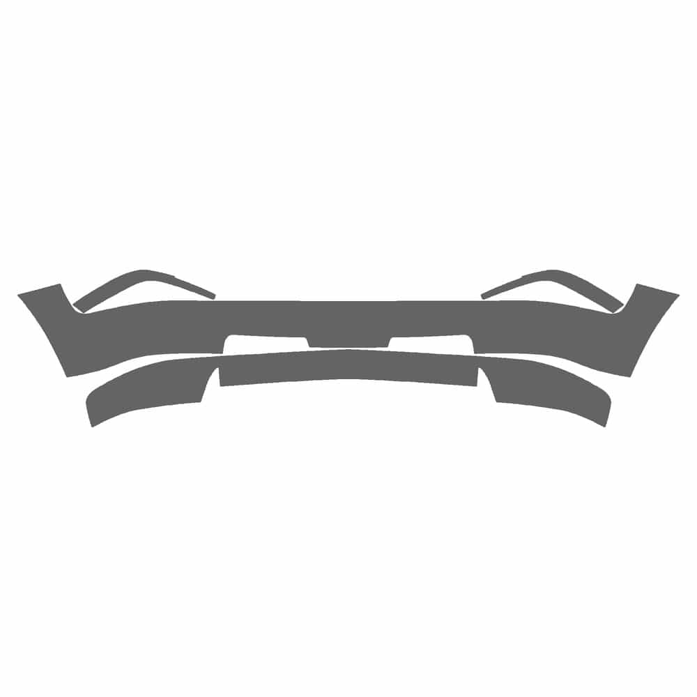 Vicrez Paint Protection PPF Pre-Cut Kit, Front Bumper vpp143637 for Dodge Dakota Crew Pickup 2005-2007