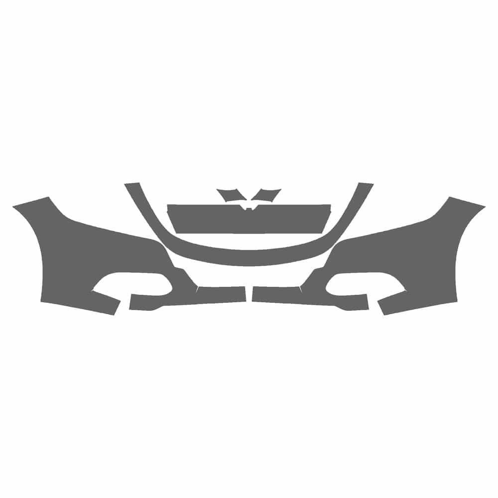 Vicrez Paint Protection PPF Pre-Cut Kit, Front Bumper vpp143737 for Dodge Dart Sedan 2013-2016