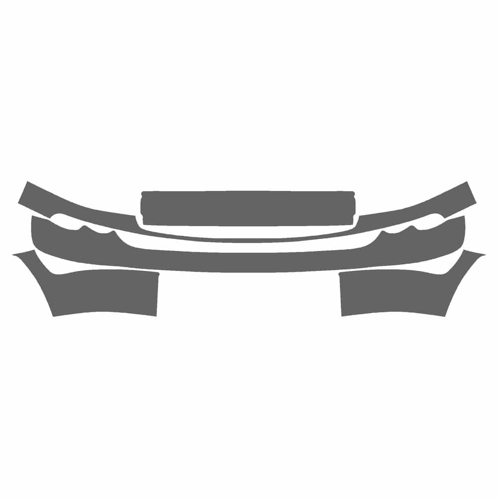 Vicrez Paint Protection PPF Pre-Cut Kit, Front Bumper vpp145559 for Dodge Ram Pickup 2004-2005
