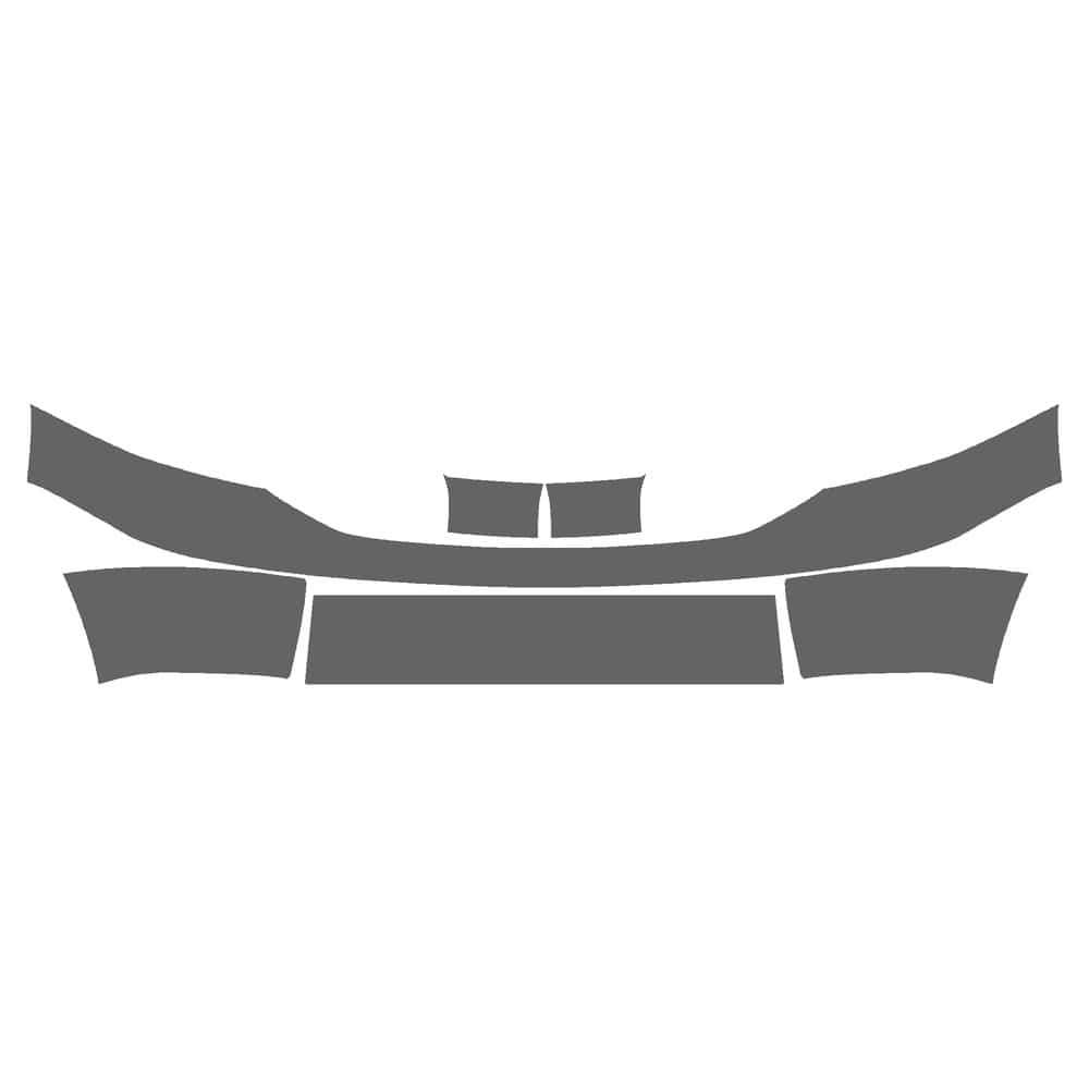 Vicrez Paint Protection PPF Pre-Cut Kit, Front Bumper vpp145840 for Dodge Ram Pickup 2006-2008