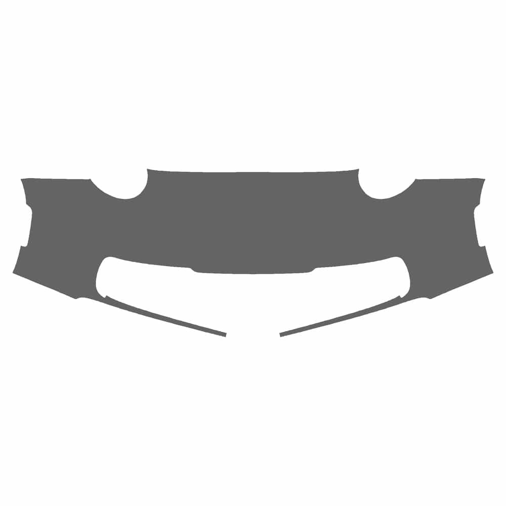 Vicrez Paint Protection PPF Pre-Cut Kit, Front Bumper vpp146458 for Fiat 500 Coupe 2012-2019