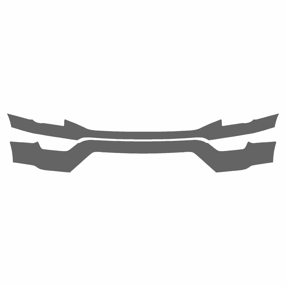 Vicrez Paint Protection PPF Pre-Cut Kit, Front Bumper vpp152325 for Ford F150 Crew Pickup 2021-2023