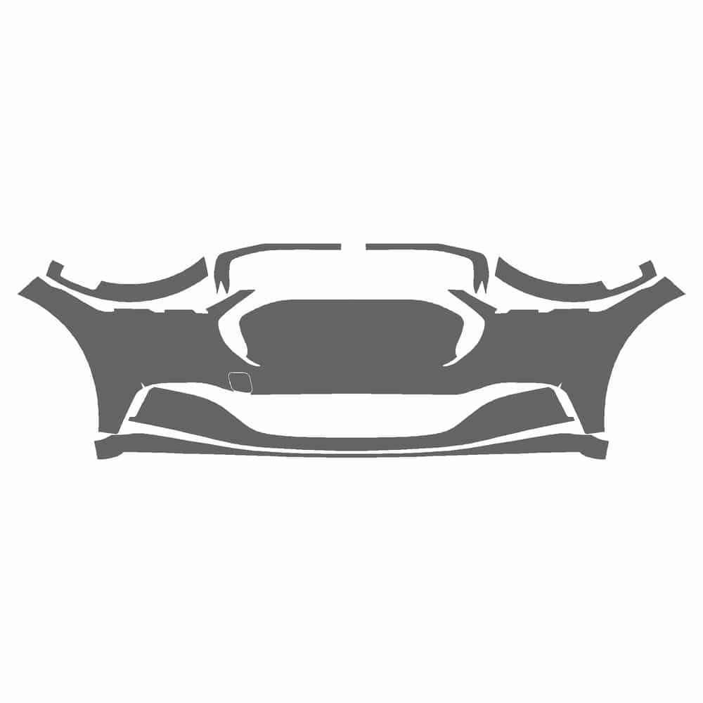 Vicrez Paint Protection PPF Pre-Cut Kit, Front Bumper vpp155408 for Ford Mustang Mach-E SUV 2021-2026