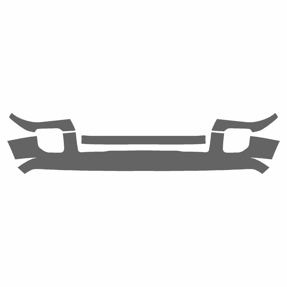 Vicrez Paint Protection PPF Pre-Cut Kit, Front Bumper vpp157490 for Ford SuperDuty Extd Pickup 2020-2022