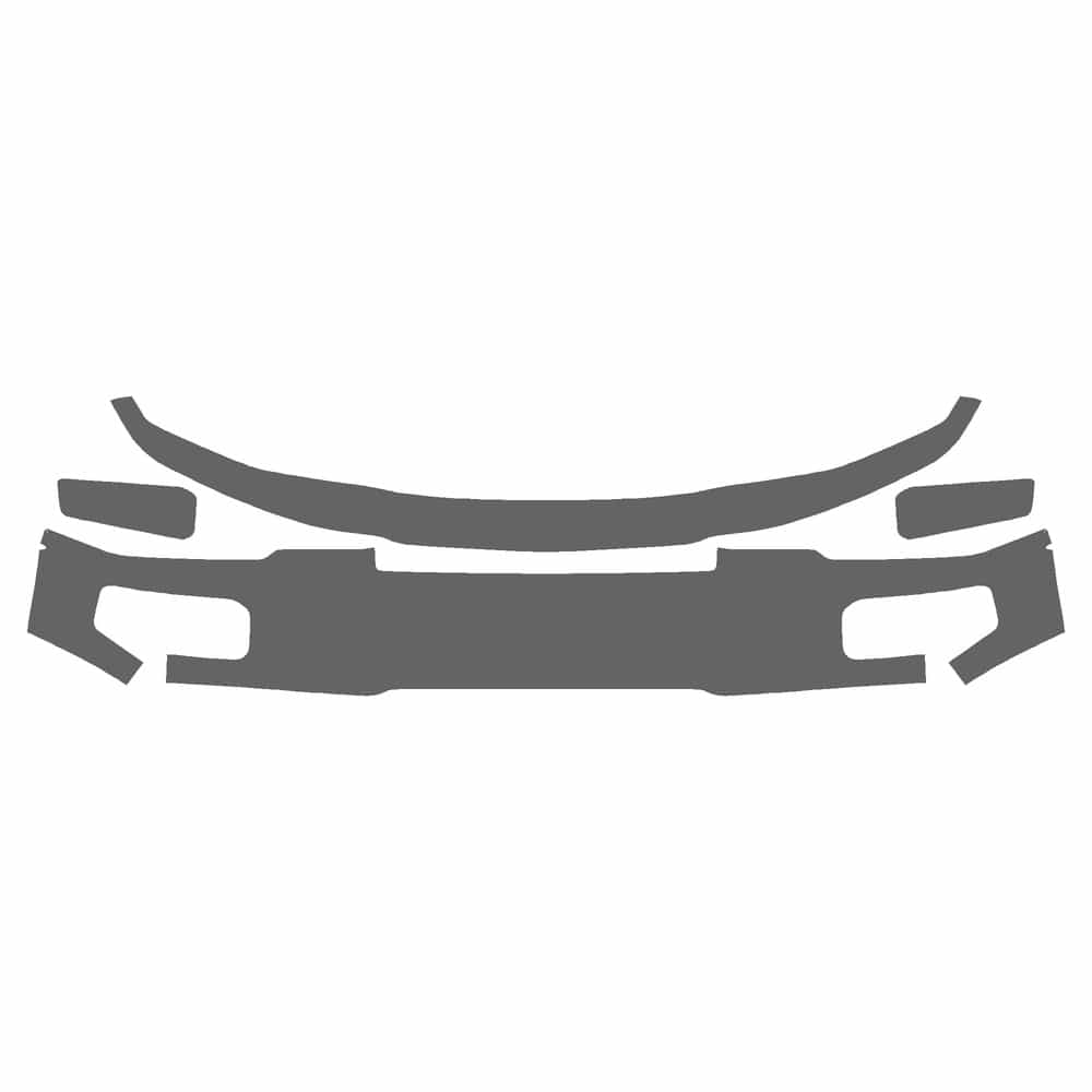 Vicrez Paint Protection PPF Pre-Cut Kit, Front Bumper vpp157622 for Ford SuperDuty Crew Pickup 2023-2026