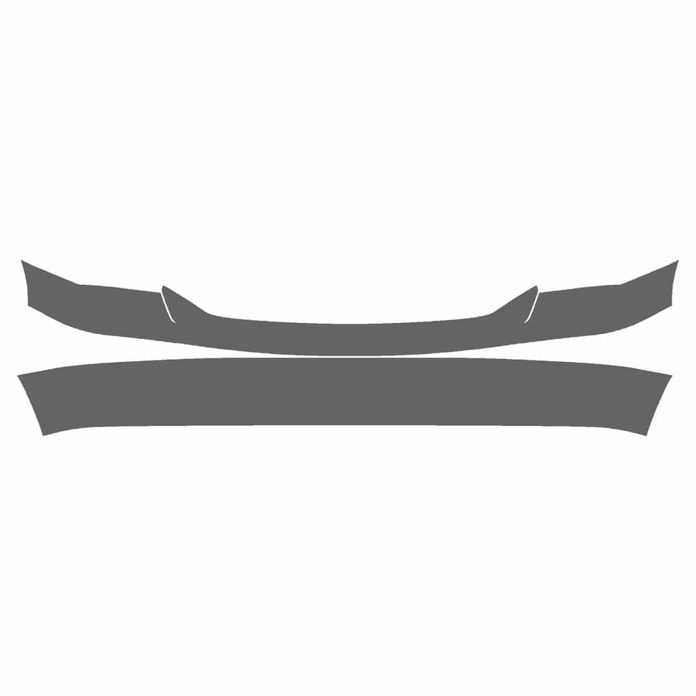 Vicrez Paint Protection PPF Pre-Cut Kit, Front Bumper vpp157120 for Ford SuperDuty 2005-2007
