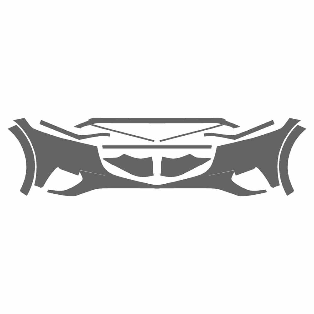 Vicrez Paint Protection PPF Pre-Cut Kit, Front Bumper vpp163786 for Genesis GV70 SUV 2026
