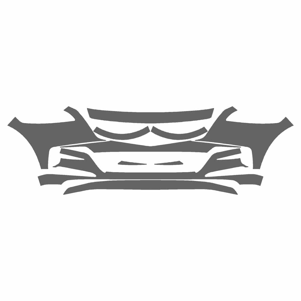 Vicrez Paint Protection PPF Pre-Cut Kit, Front Bumper vpp163955 for Genesis GV80 SUV 2021-2024