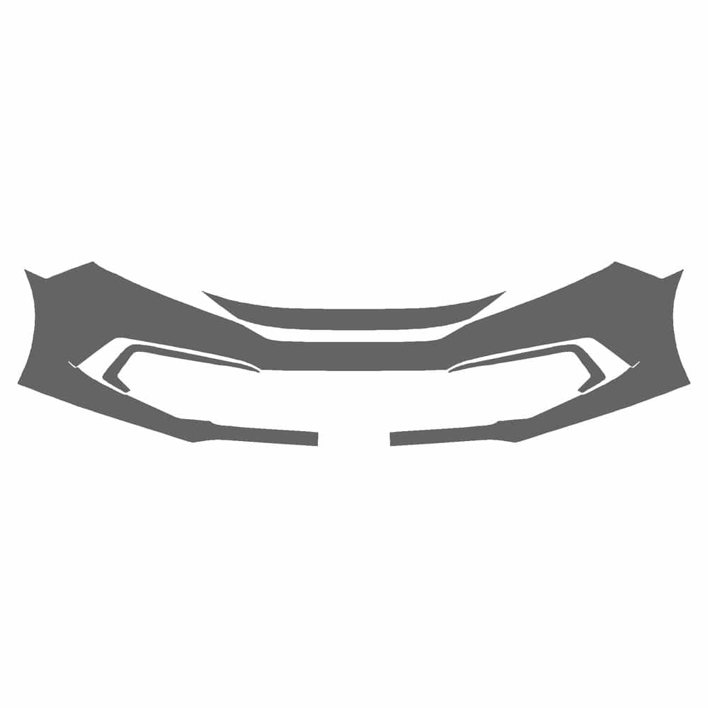 Vicrez Paint Protection PPF Pre-Cut Kit, Front Bumper vpp165756 for Honda Civic Sedan 2019-2021