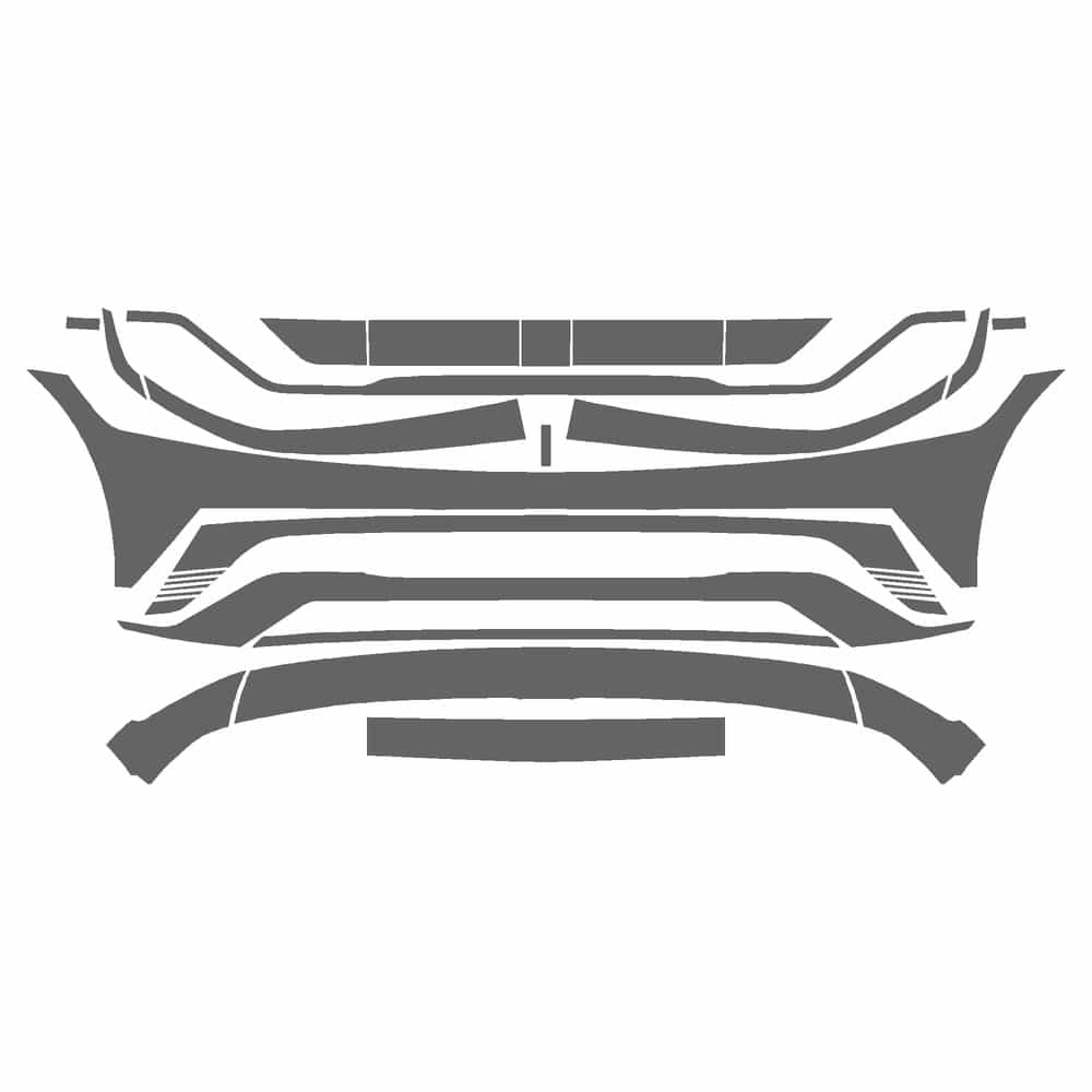 Vicrez Paint Protection PPF Pre-Cut Kit, Front Bumper vpp170536 for Hyundai Ioniq 5 SUV 2025-2026