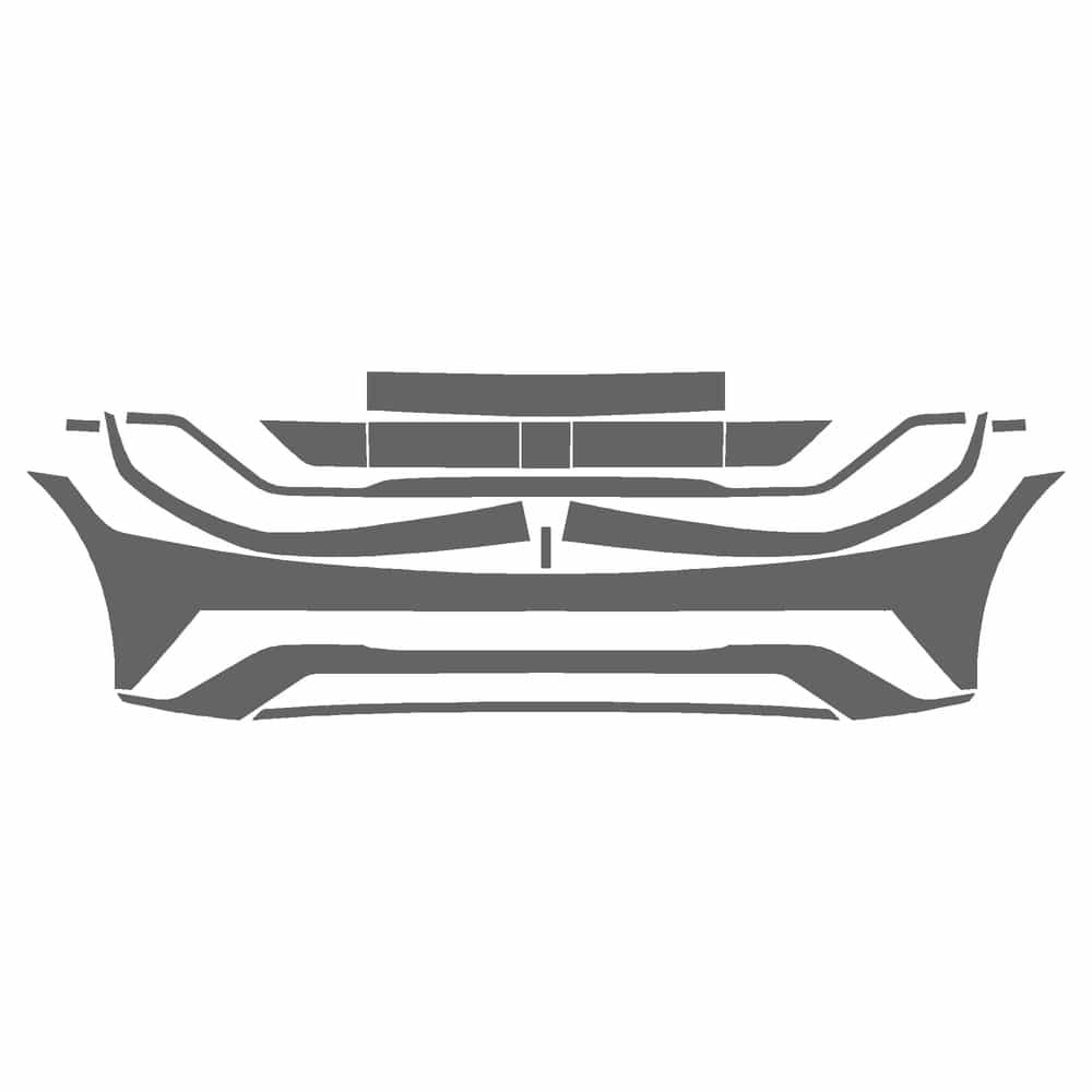 Vicrez Paint Protection PPF Pre-Cut Kit, Front Bumper vpp170586 for Hyundai Ioniq 5 SUV 2025-2026