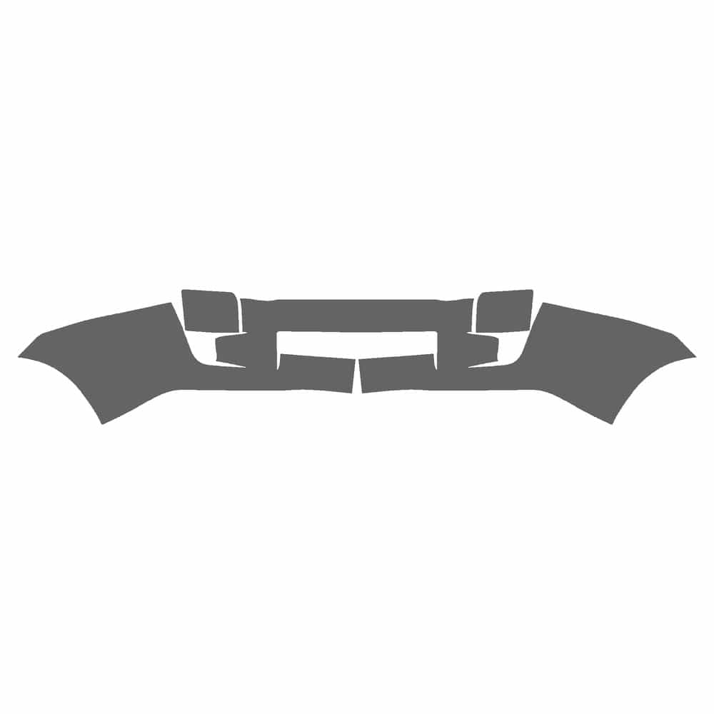 Vicrez Paint Protection PPF Pre-Cut Kit, Front Bumper vpp173135 for Hyundai Tucson SUV 2005-2009