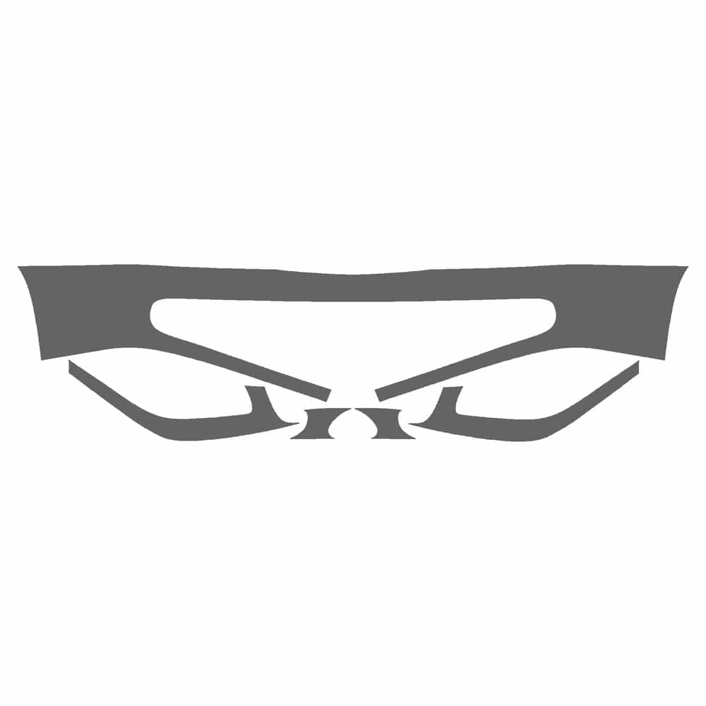Vicrez Paint Protection PPF Pre-Cut Kit, Front Bumper vpp174601 for Infiniti Q45 Sedan 2002-2004