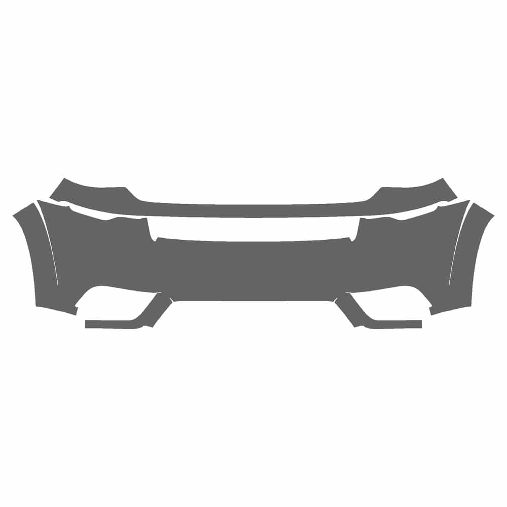 Vicrez Paint Protection PPF Pre-Cut Kit, Front Bumper vpp179683 for Jeep Grand Cherokee SUV 2017-2022