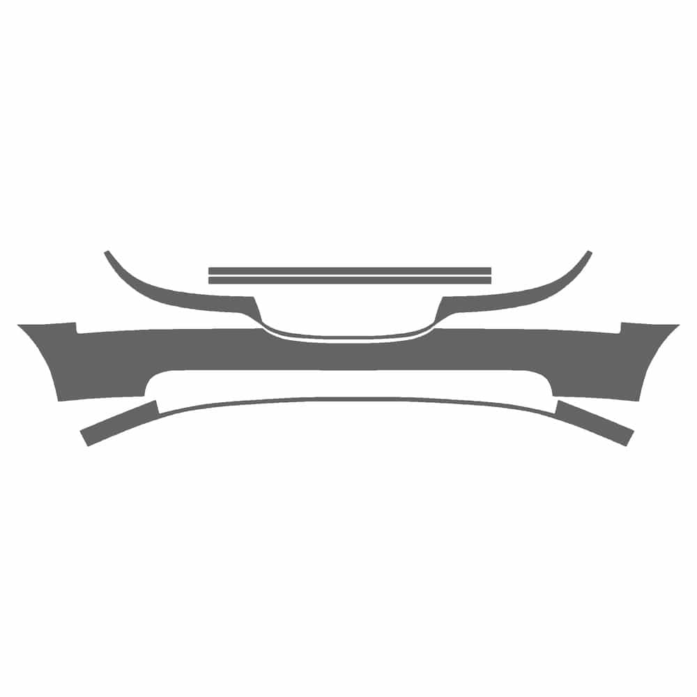 Vicrez Paint Protection PPF Pre-Cut Kit, Front Bumper vpp193865 for Lincoln LS-6, Sedan 2003-2005
