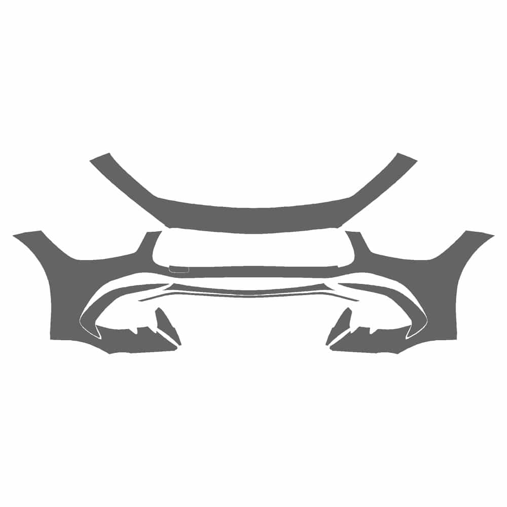 Vicrez Paint Protection PPF Pre-Cut Kit, Front Bumper vpp198524 for Mercedes-Benz AMG GT Hatchback 2024-2026