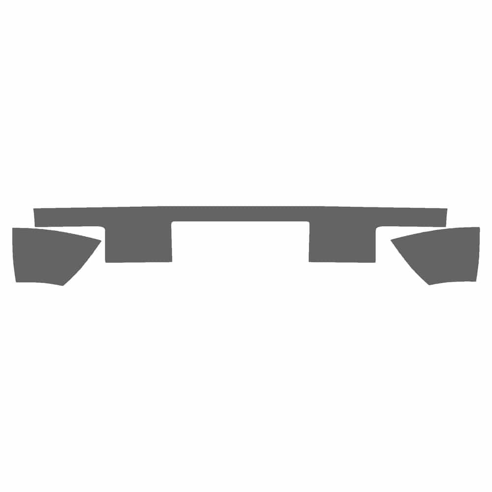 Vicrez Paint Protection PPF Pre-Cut Kit, Front Bumper vpp203732 for Mercedes-Benz G Class SUV 2003-2011