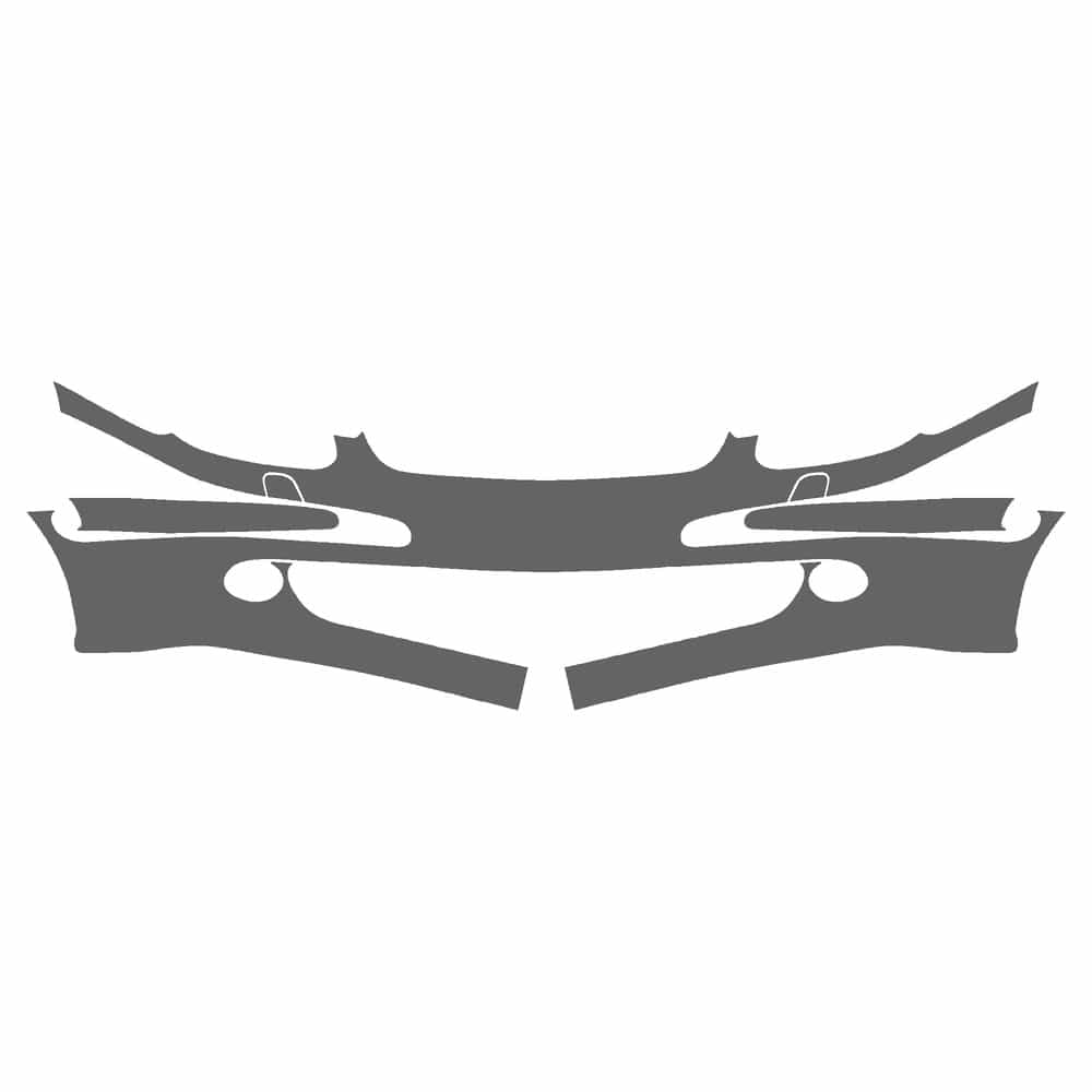 Vicrez Paint Protection PPF Pre-Cut Kit, Front Bumper vpp207761 for Mercedes-Benz SLK Convertible 2002-2004