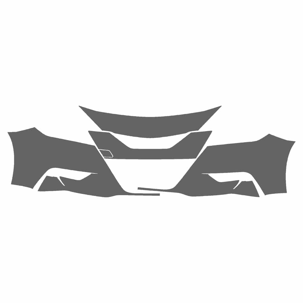 Vicrez Paint Protection PPF Pre-Cut Kit, Front Bumper vpp213386 for Nissan Maxima Sedan 2016-2018