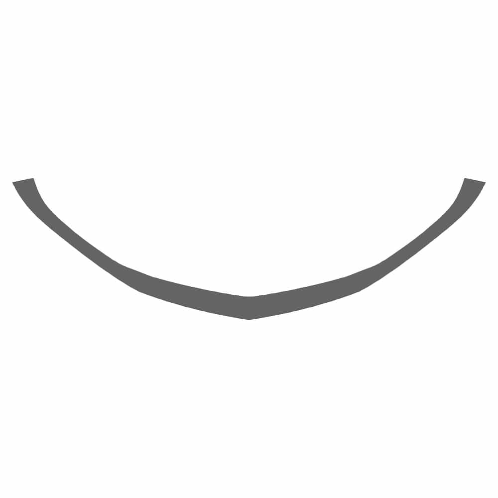 Vicrez Paint Protection PPF Pre-Cut Kit, Front Bumper Part 1 vpp101139 for Acura RLX Sedan 2018-2020