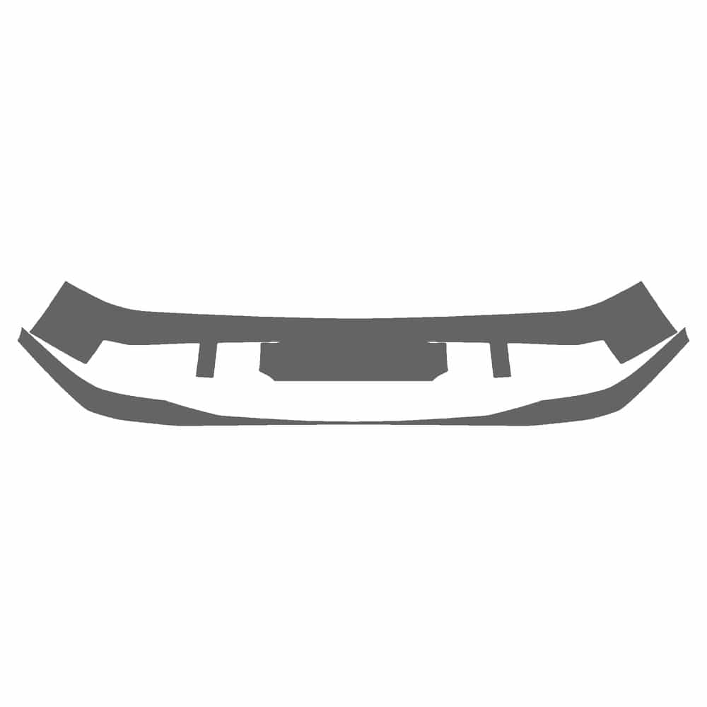 Vicrez Paint Protection PPF Pre-Cut Kit, Front Bumper Part 1 vpp128346 for Cadillac Escalade SUV 2007-2014