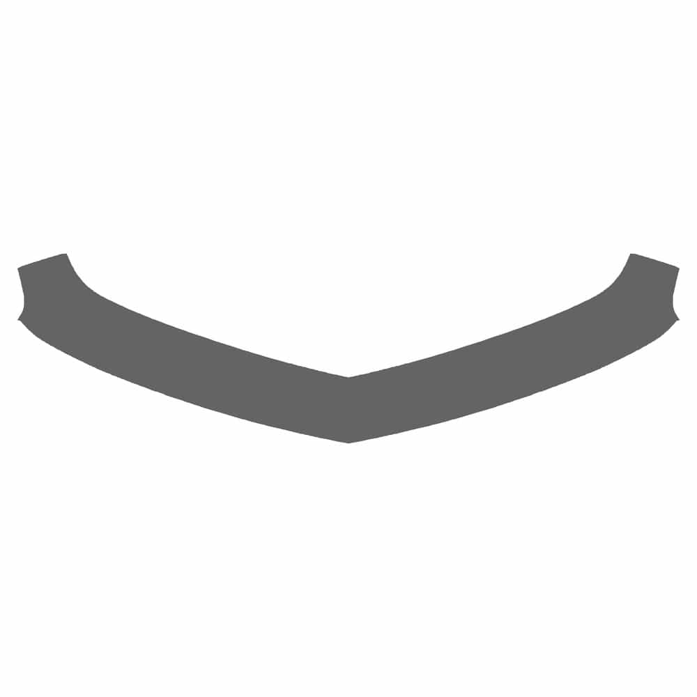 Vicrez Paint Protection PPF Pre-Cut Kit, Front Bumper Part 1 vpp130741 for Chevrolet Camaro Convertible 2014-2015