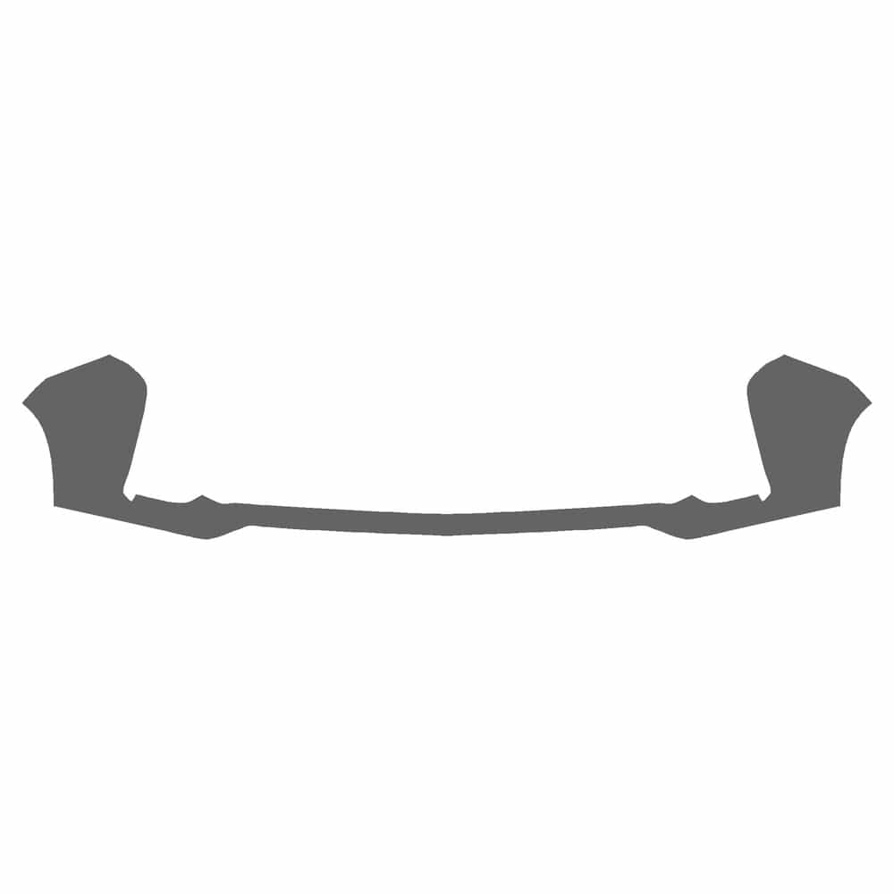 Vicrez Paint Protection PPF Pre-Cut Kit, Front Bumper Part 1 vpp137322 for Chevrolet Silverado Crew Pickup 2020-2023