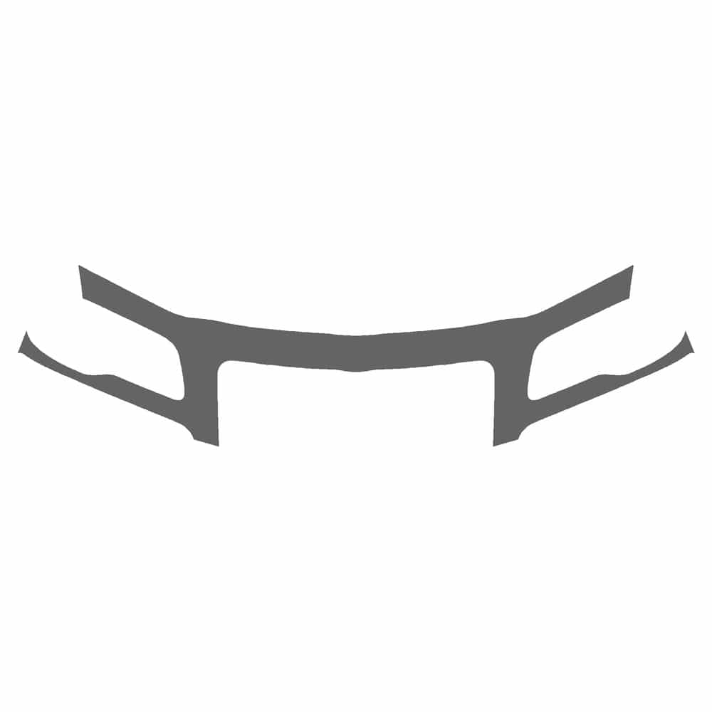 Vicrez Paint Protection PPF Pre-Cut Kit, Front Bumper Part 1 vpp141670 for Chrysler 300 Sedan 2011-2014