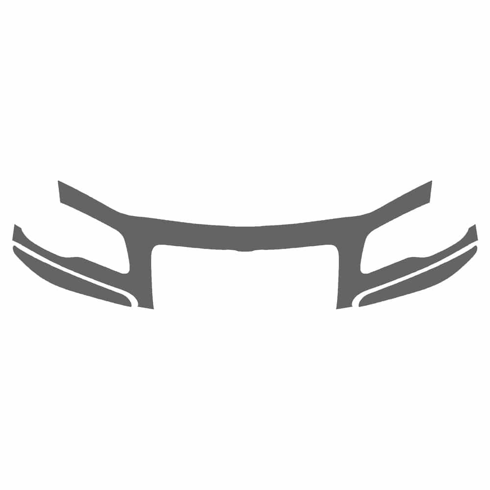 Vicrez Paint Protection PPF Pre-Cut Kit, Front Bumper Part 1 vpp141726 for Chrysler 300 Sedan 2012-2014
