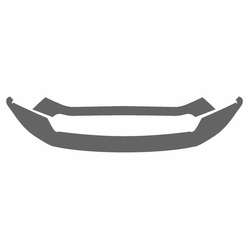 Vicrez Paint Protection PPF Pre-Cut Kit, Front Bumper Part 1 vpp155272 for Ford Mustang Coupe 2010-2012