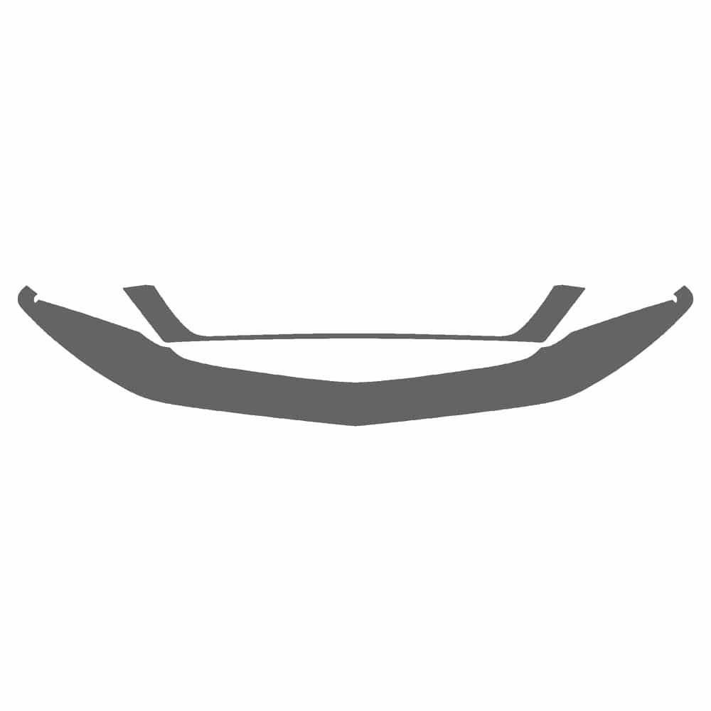 Vicrez Paint Protection PPF Pre-Cut Kit, Front Bumper Part 1 vpp155682 for Ford Mustang Coupe 2010-2012