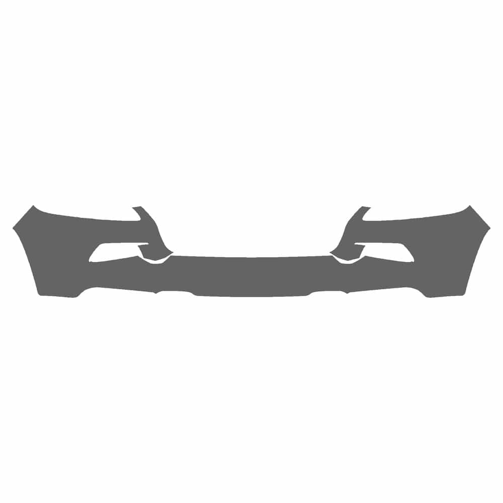 Vicrez Paint Protection PPF Pre-Cut Kit, Front Bumper Part 1 vpp178006 for Jeep Cherokee SUV 2017-2018