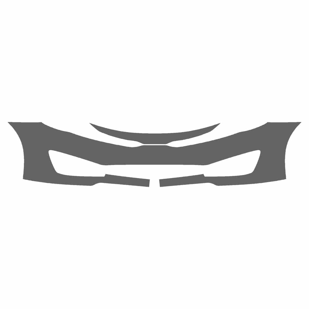 Vicrez Paint Protection PPF Pre-Cut Kit, Front Bumper Part 1 vpp182857 for KIA Optima Sedan 2012-2013