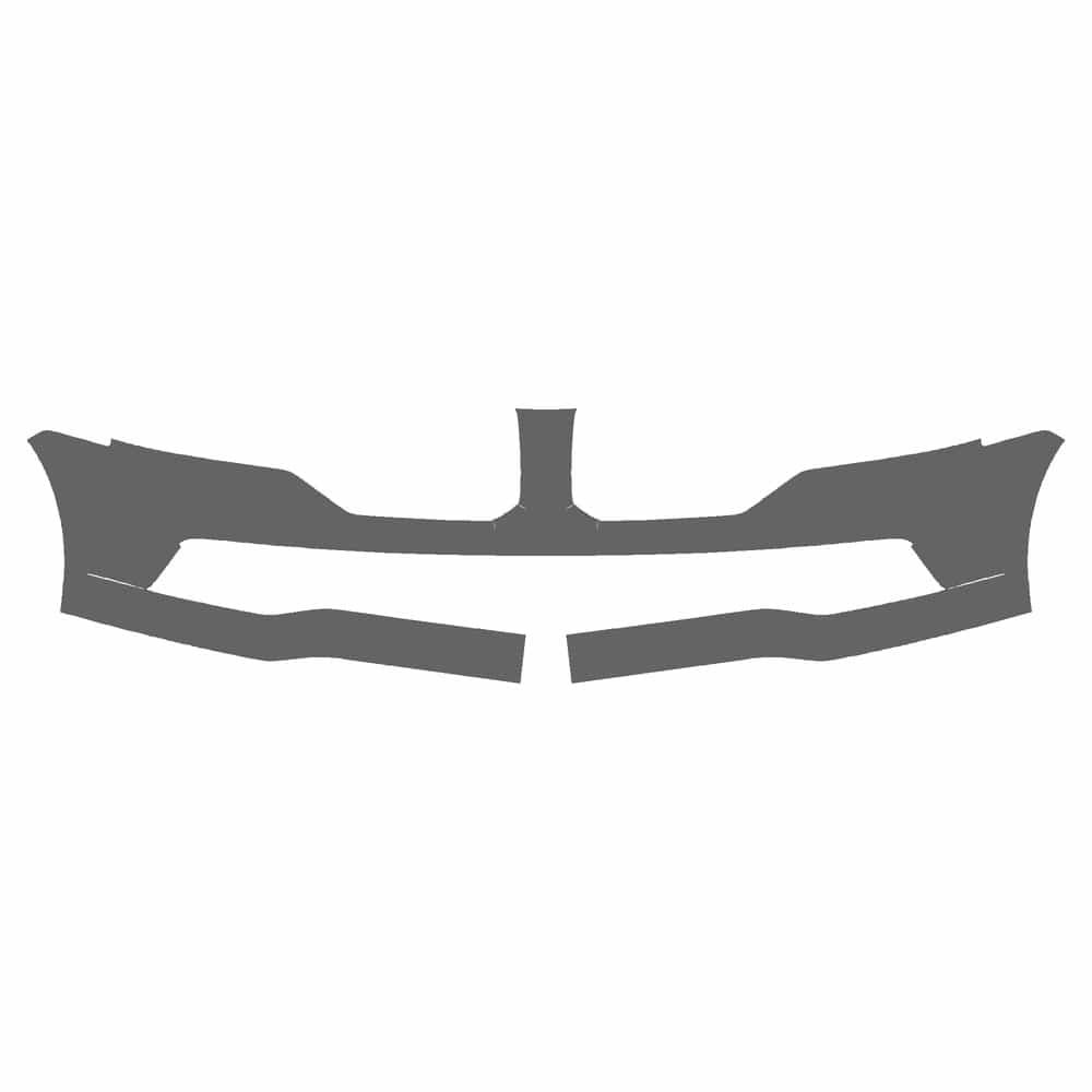 Vicrez Paint Protection PPF Pre-Cut Kit, Front Bumper Part 1 vpp194449 for Lincoln Navigator SUV 2015-2017