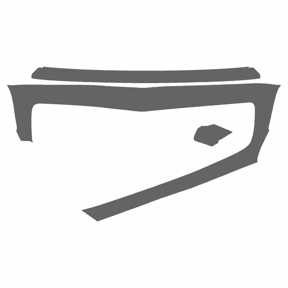 Vicrez Paint Protection PPF Pre-Cut Kit, Front Bumper Part 1 vpp201402 for Mercedes-Benz CLS Sedan 2012-2014
