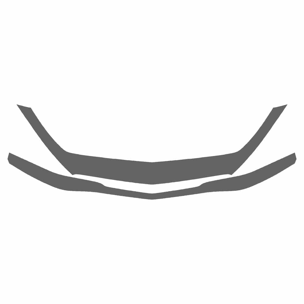 Vicrez Paint Protection PPF Pre-Cut Kit, Front Bumper Part 1 vpp207173 for Mercedes-Benz S63 Convertible 2017