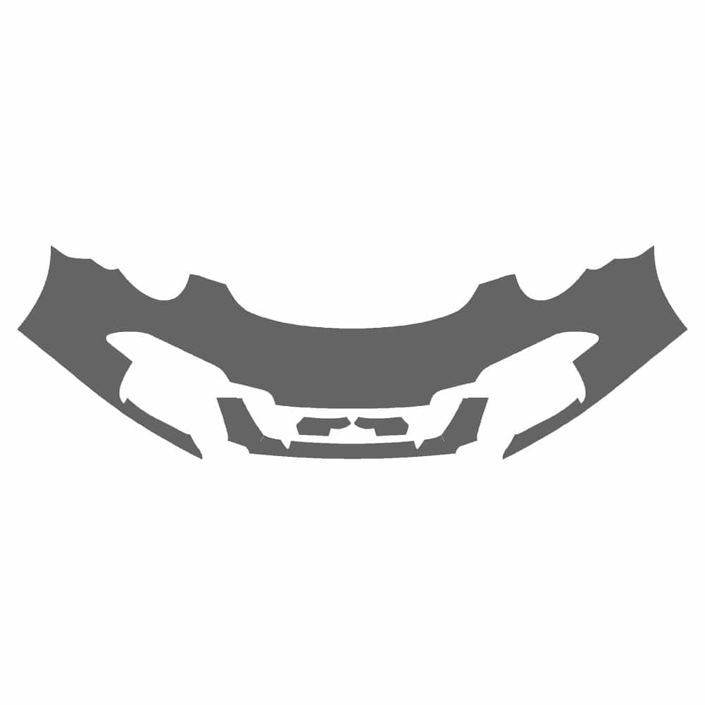 Vicrez Paint Protection PPF Pre-Cut Kit, Front Bumper Part 1 vpp219067 for Porsche 991/911 Coupe 2012-2016