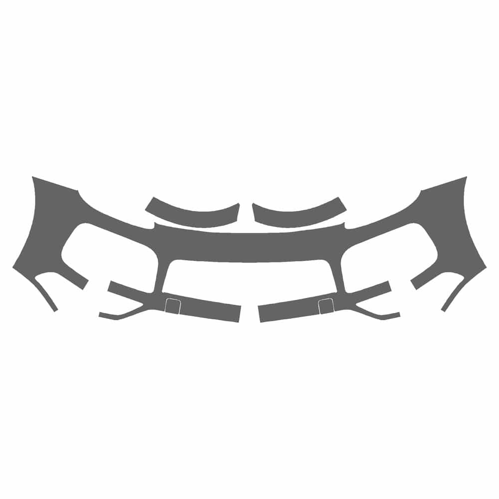 Vicrez Paint Protection PPF Pre-Cut Kit, Front Bumper Part 1 vpp220307 for Porsche Cayenne SUV 2021-2023