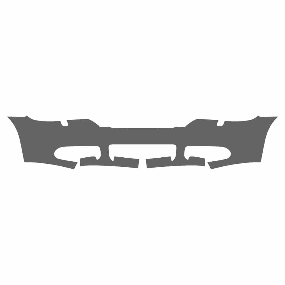 Vicrez Paint Protection PPF Pre-Cut Kit, Front Bumper Part 1 vpp244627 for Volvo C70 Convertible 2007-2010