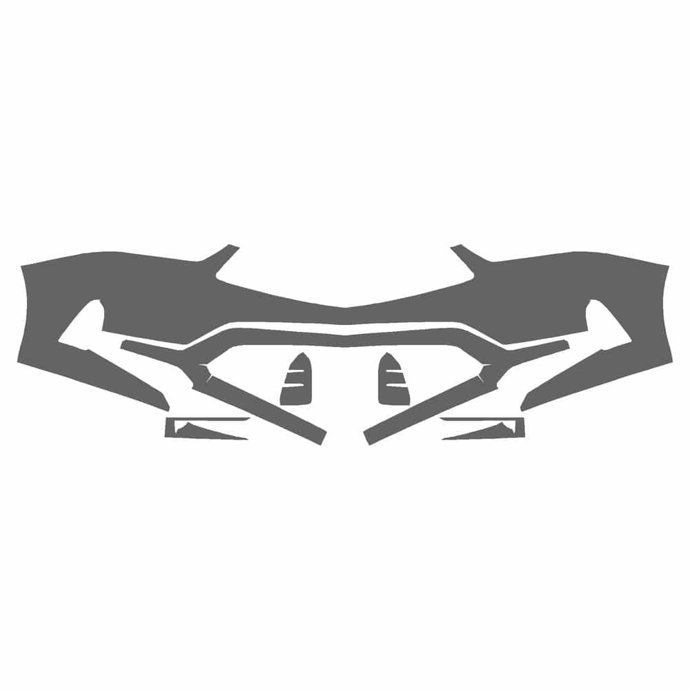 Vicrez Paint Protection PPF Pre-Cut Kit, Front Bumper Part 2 vpp100270 for Acura Integra Hatchback 2023-2026